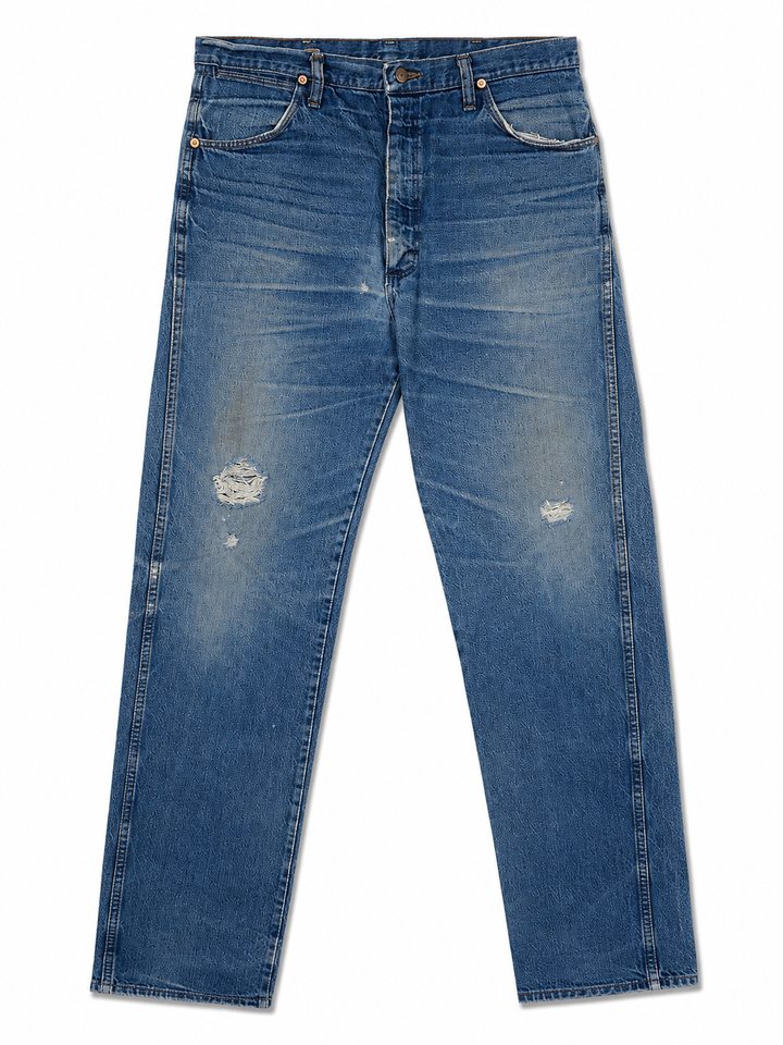 Vintage Wrangler Denim Jeans with Classic W Back Pocket Stiching