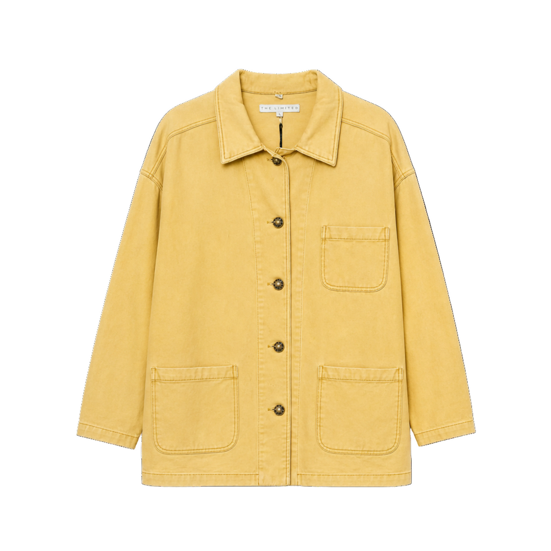 The Limited Yellow Denim Coat