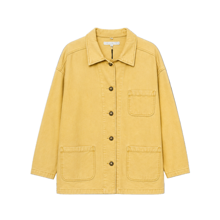 The Limited Yellow Denim Coat