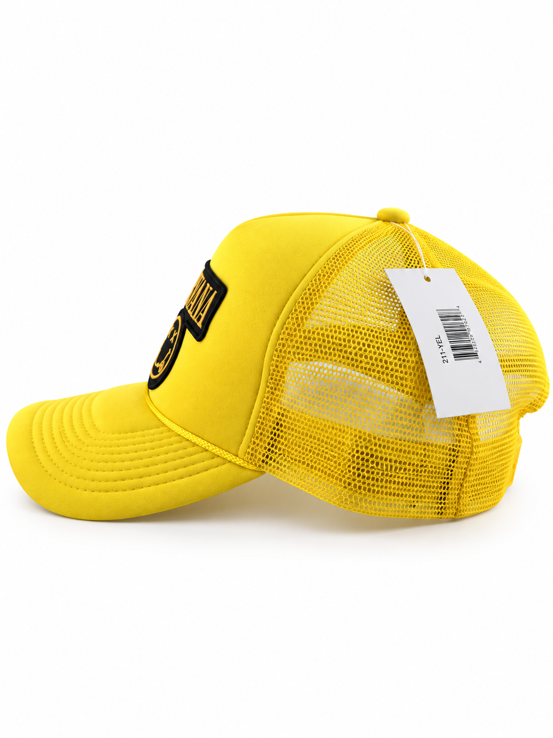Yellow 'Nirvana' Foam Trucker Hat