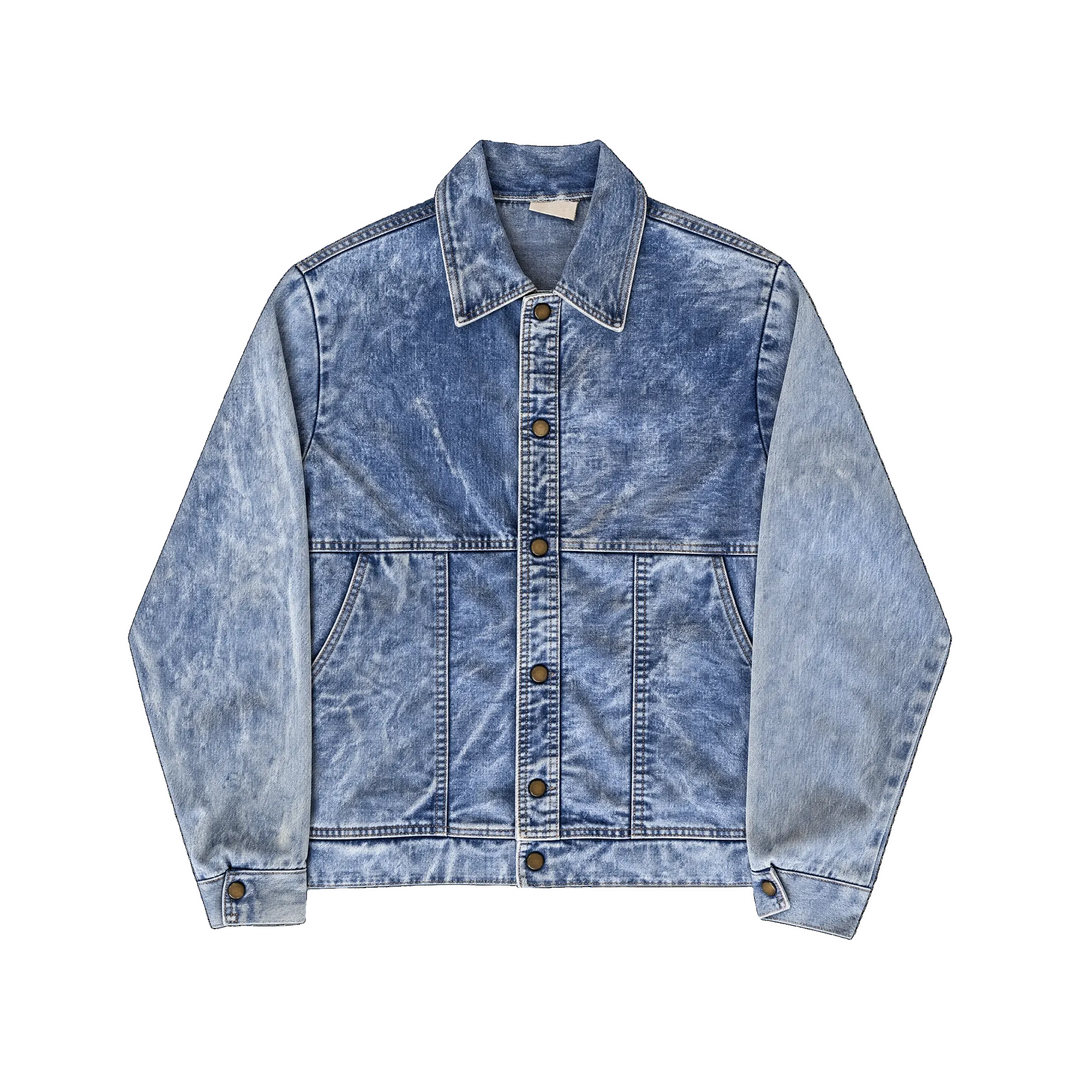 Vintage 80s Acid Wash Denim Jacket