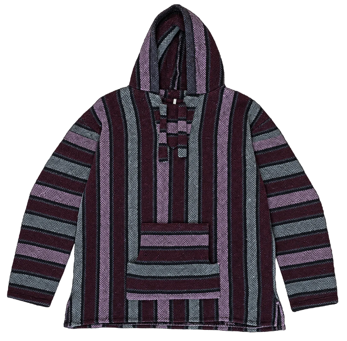Maroon, Pink & Teal Drug Rug