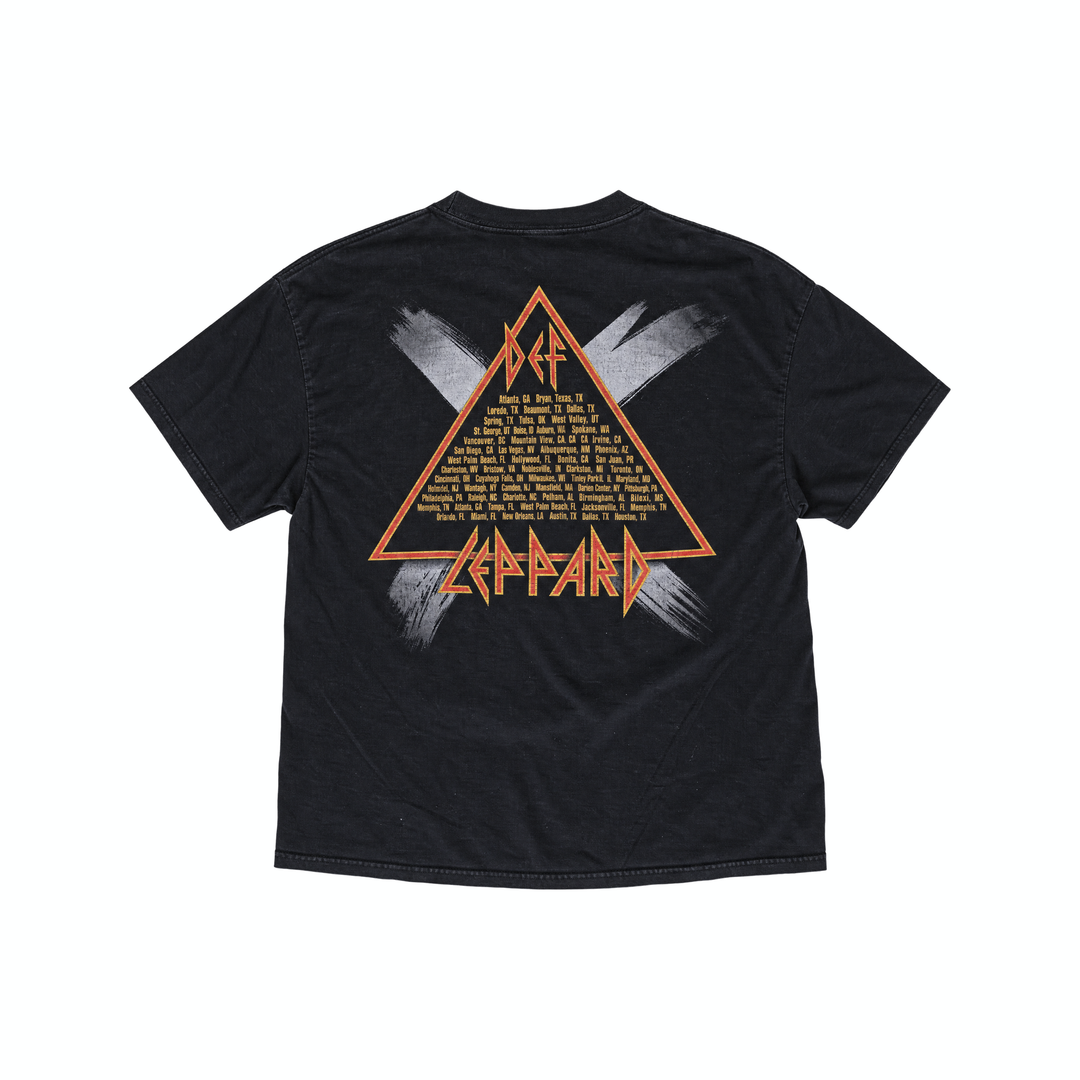 Black Def Leppard Tour T-Shirt