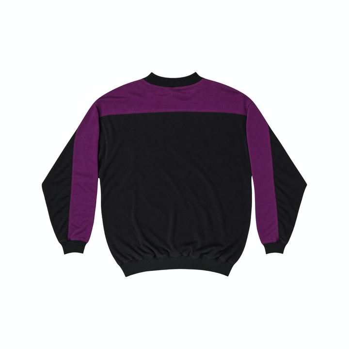 Vintage Bugle Boy Purple Embroidered Crewneck