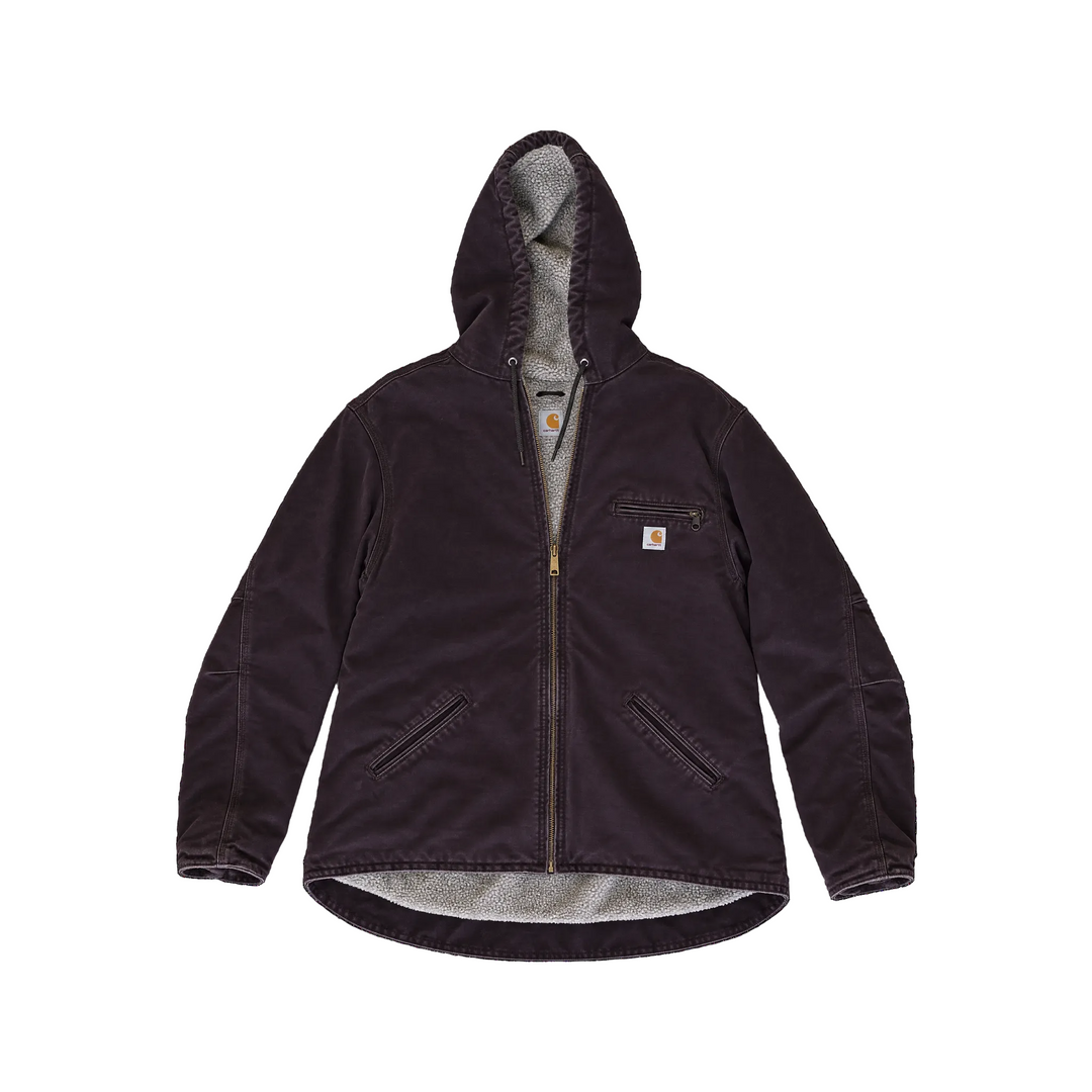Carhartt Purple Denim Puffer Jacker