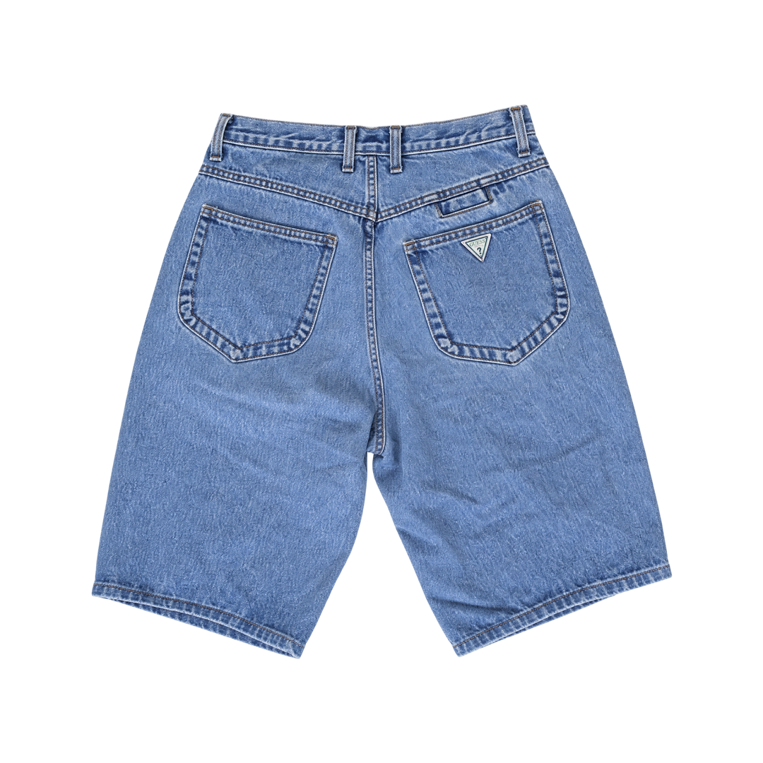 Vintage Guess Light-Wash Denim Shorts