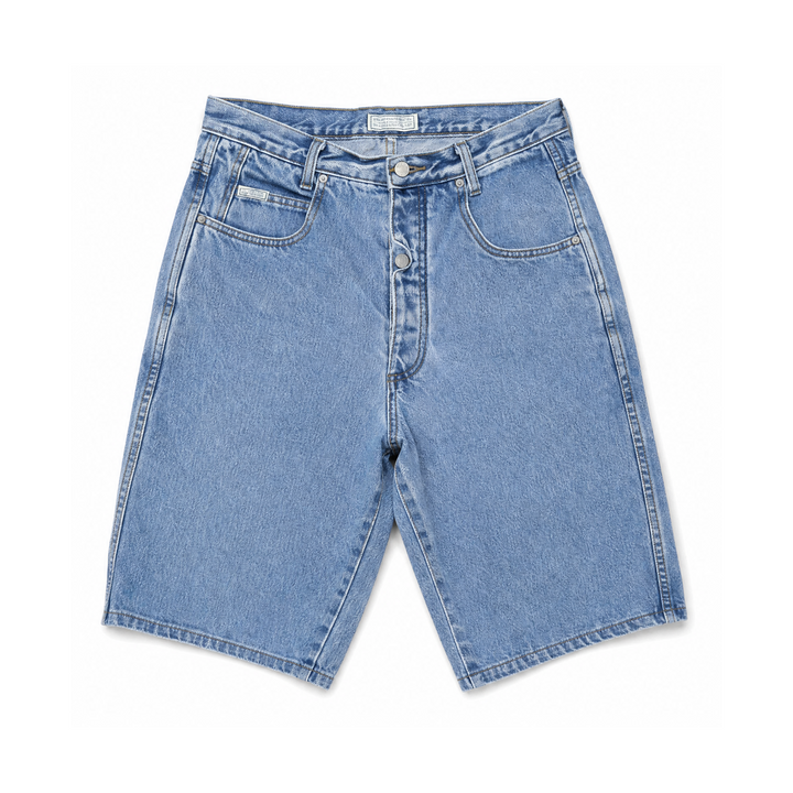 Vintage Guess Light-Wash Denim Shorts