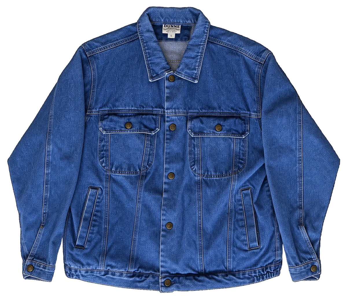 Vintage Duke Haband Medium-Wash Denim Trucker Jacket