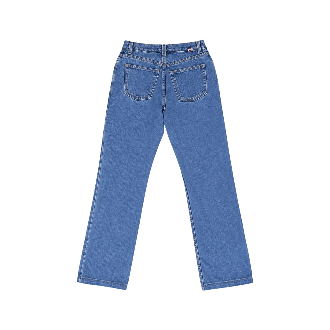 Vintage Route 66 Light-Wash Denim Jeans