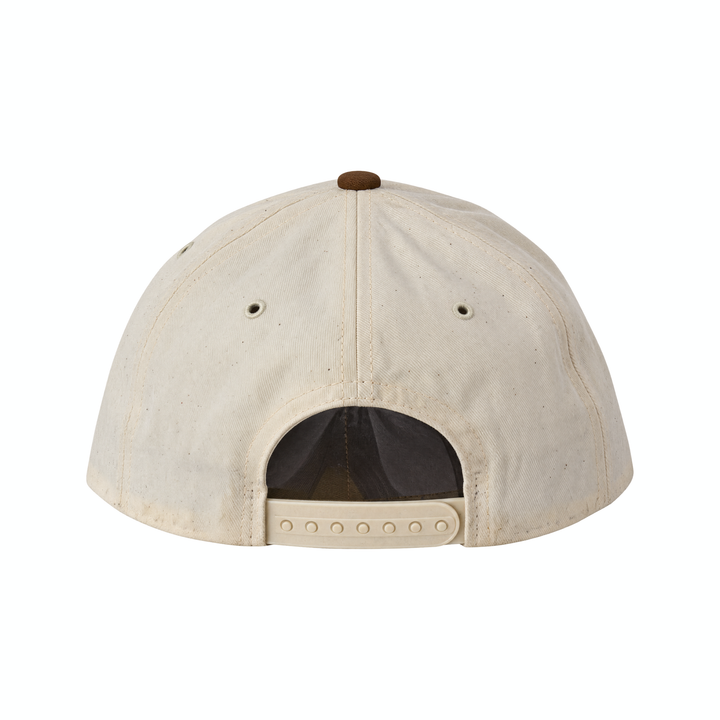 Cream Emblem Budweiser Snapback Hat