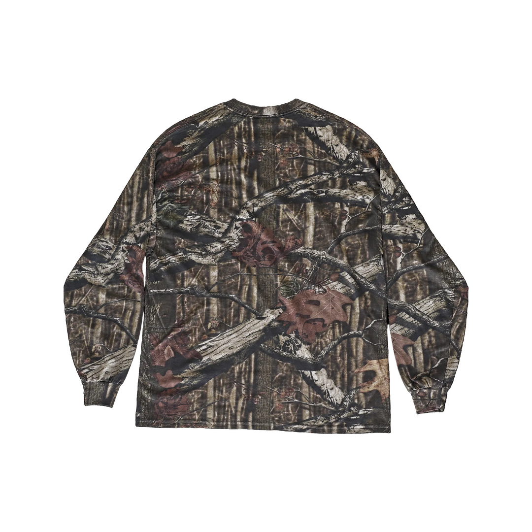 Vintage Mossy Oak Real Tree Camo Long Sleeve T-Shirt