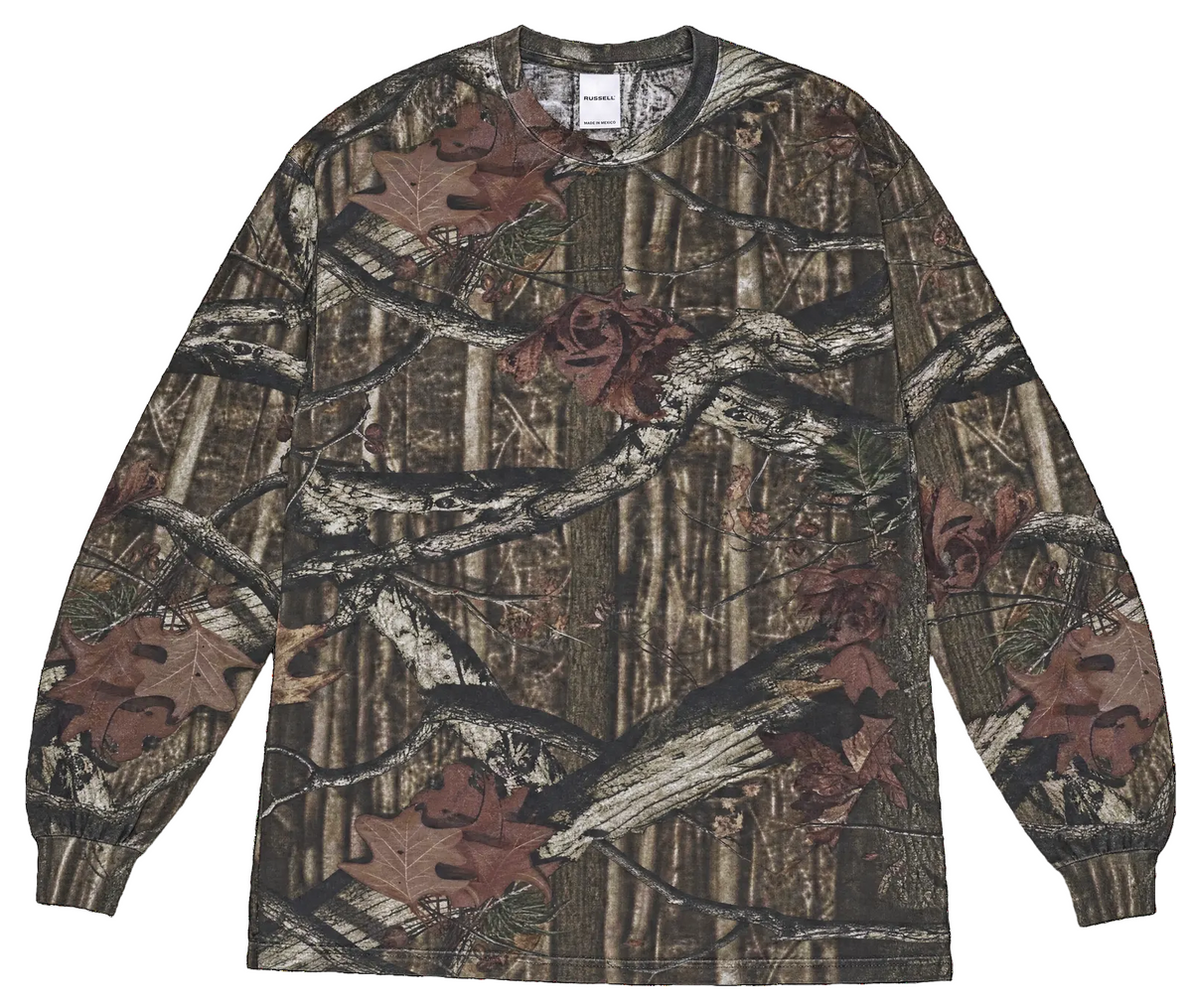Vintage Mossy Oak Real Tree Camo Long Sleeve T-Shirt