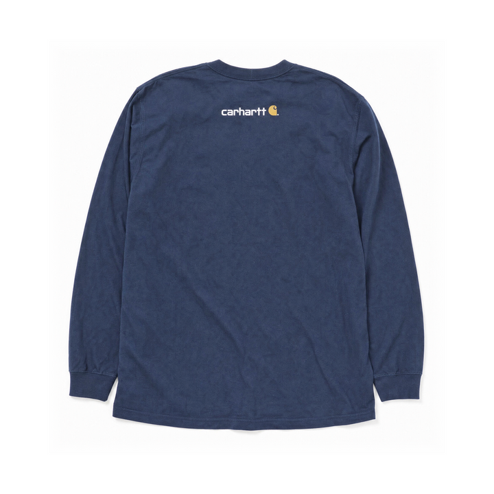 Faded Black Carhartt Long Sleeve T-Shirt