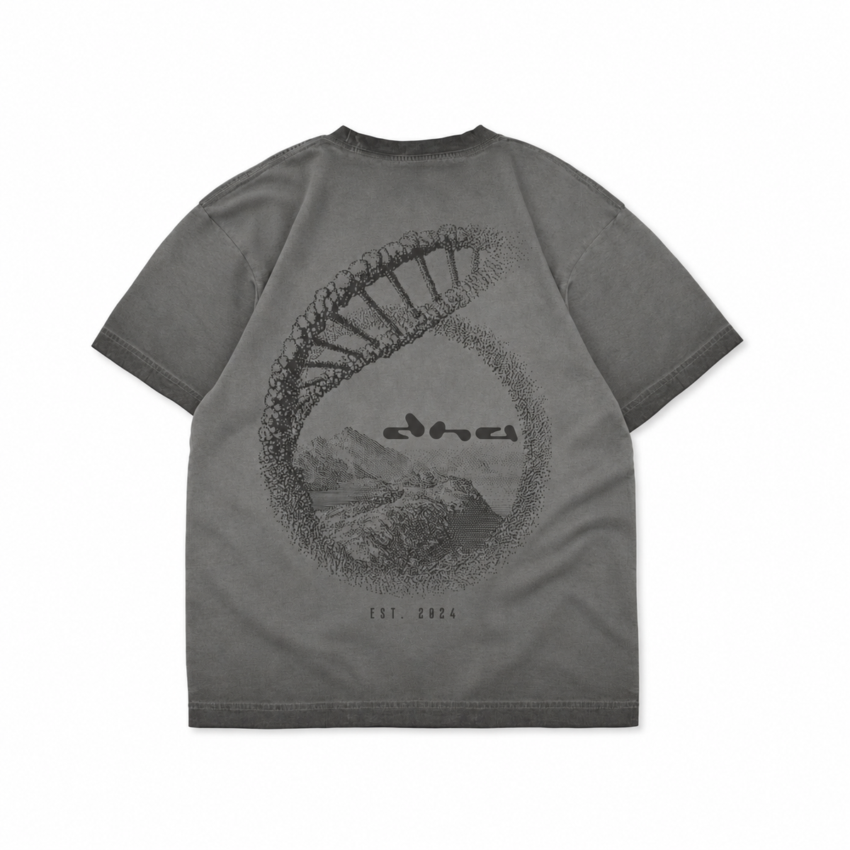 The Source Tee - CHARCOAL SMOKE