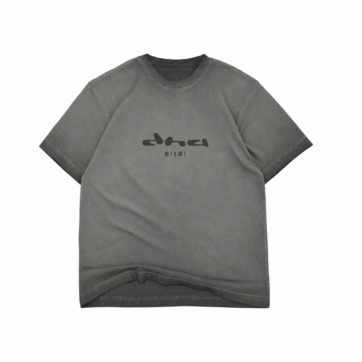 The Source Tee - CHARCOAL SMOKE