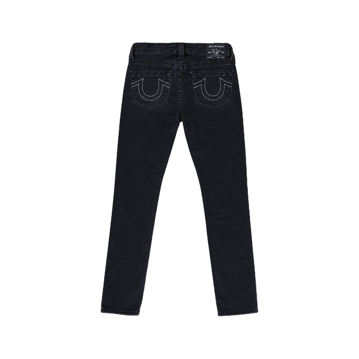 True Religion Black High-Rise Skinny Denim Jeans