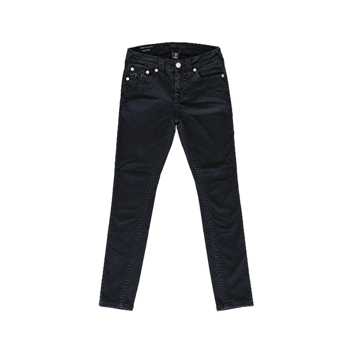 True Religion Black High-Rise Skinny Denim Jeans