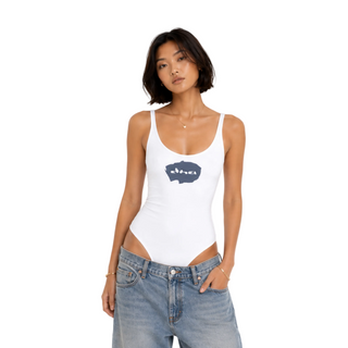 The Femme Bodysuit - CHALK