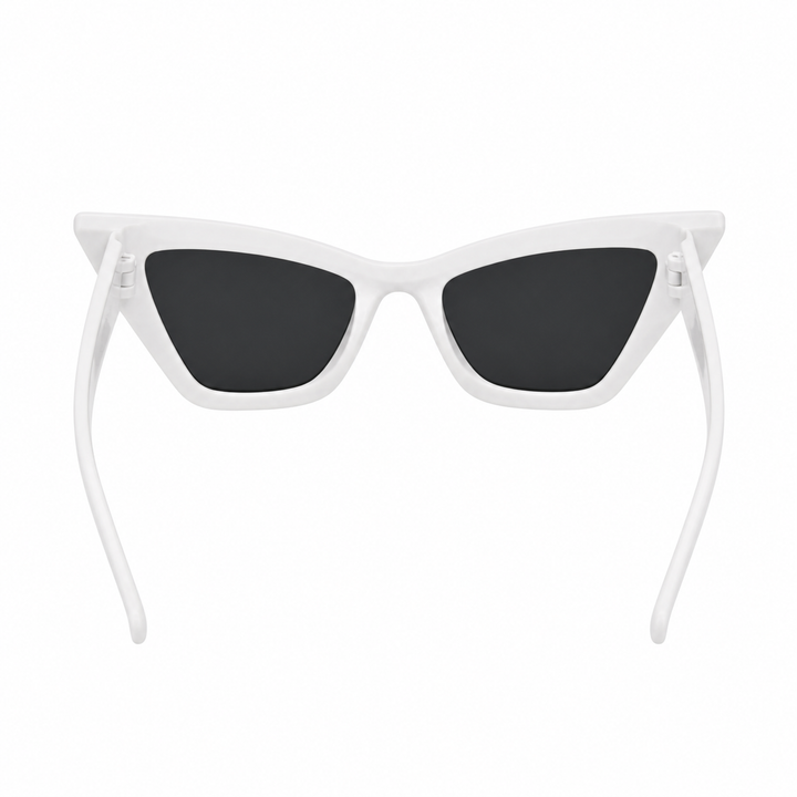 White Cat Eye Sunglasses
