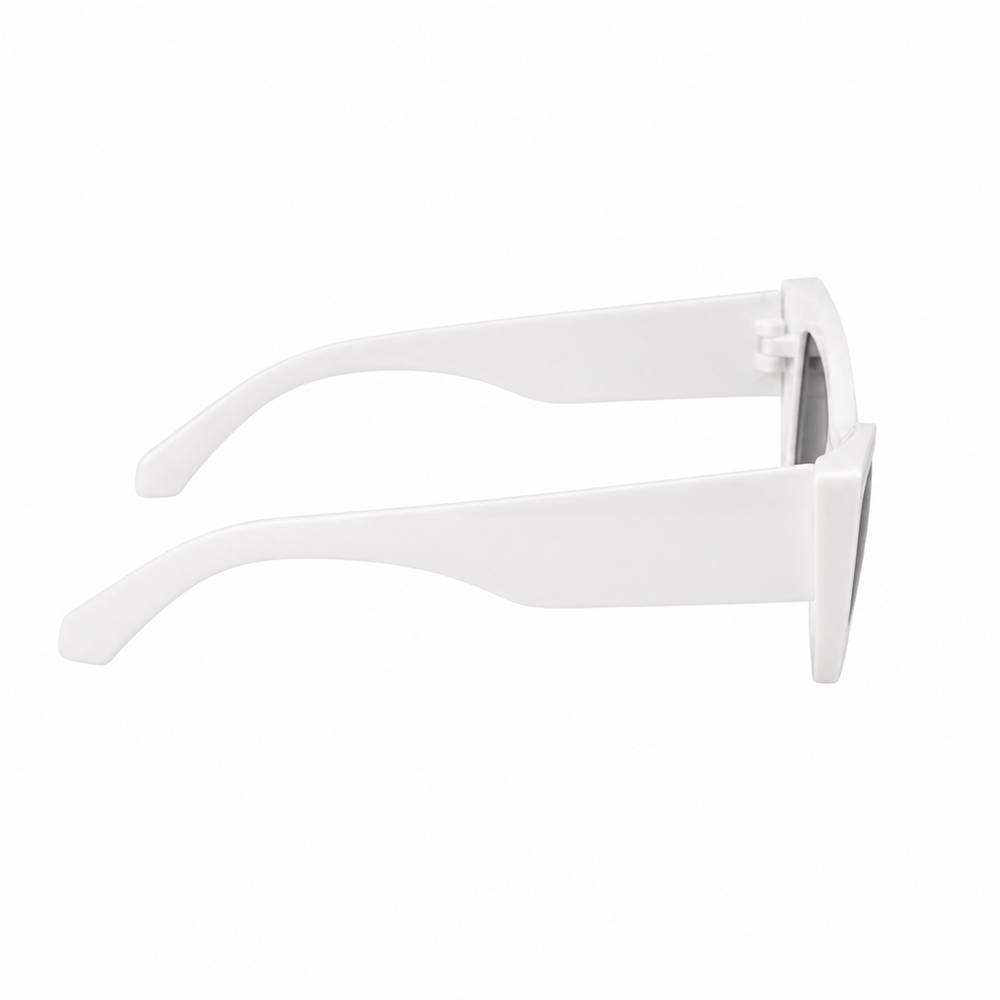 White Cat Eye Sunglasses