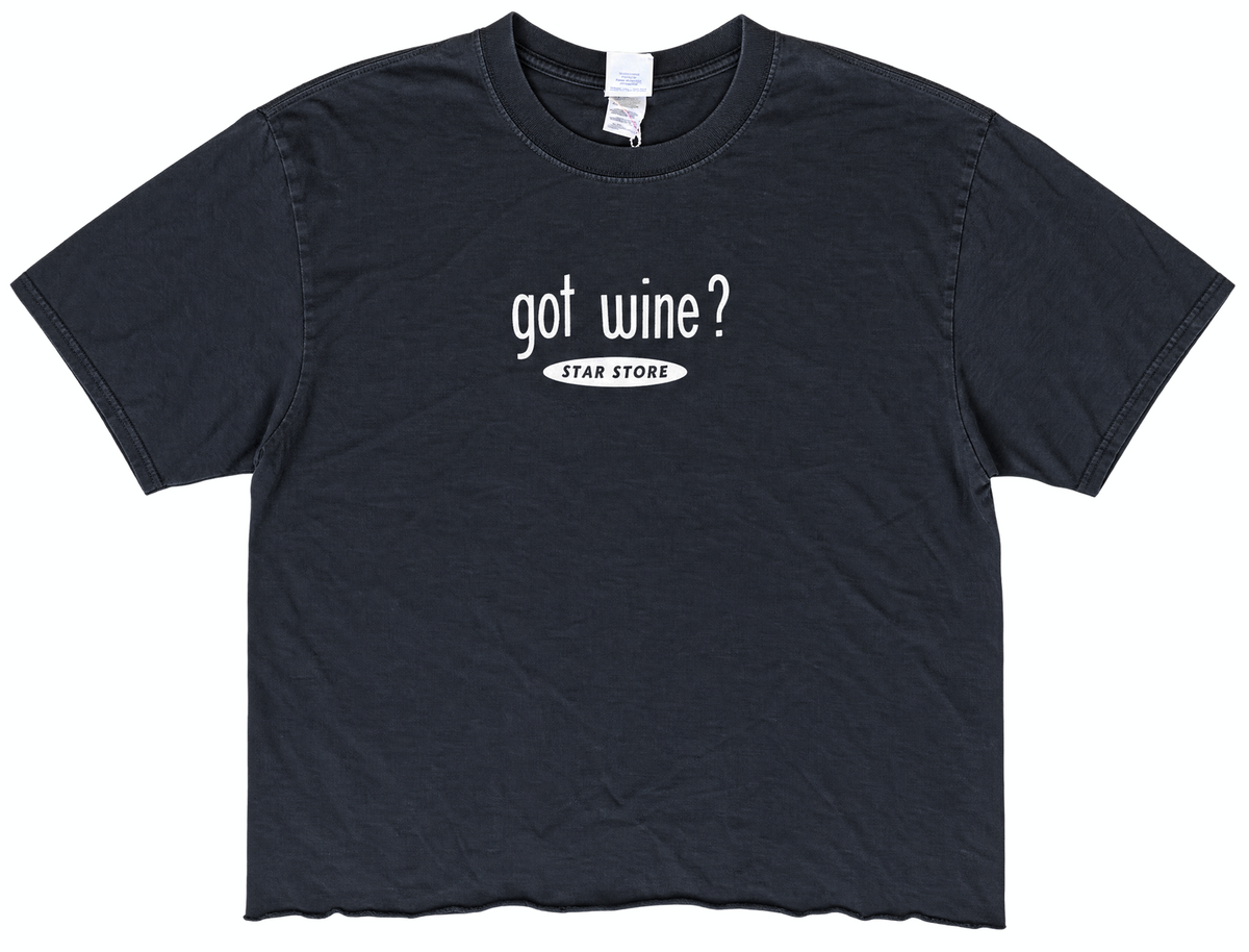 Black 'Got Wine?' Graphic T-Shirt