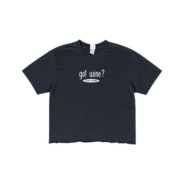 Black 'Got Wine?' Graphic T-Shirt