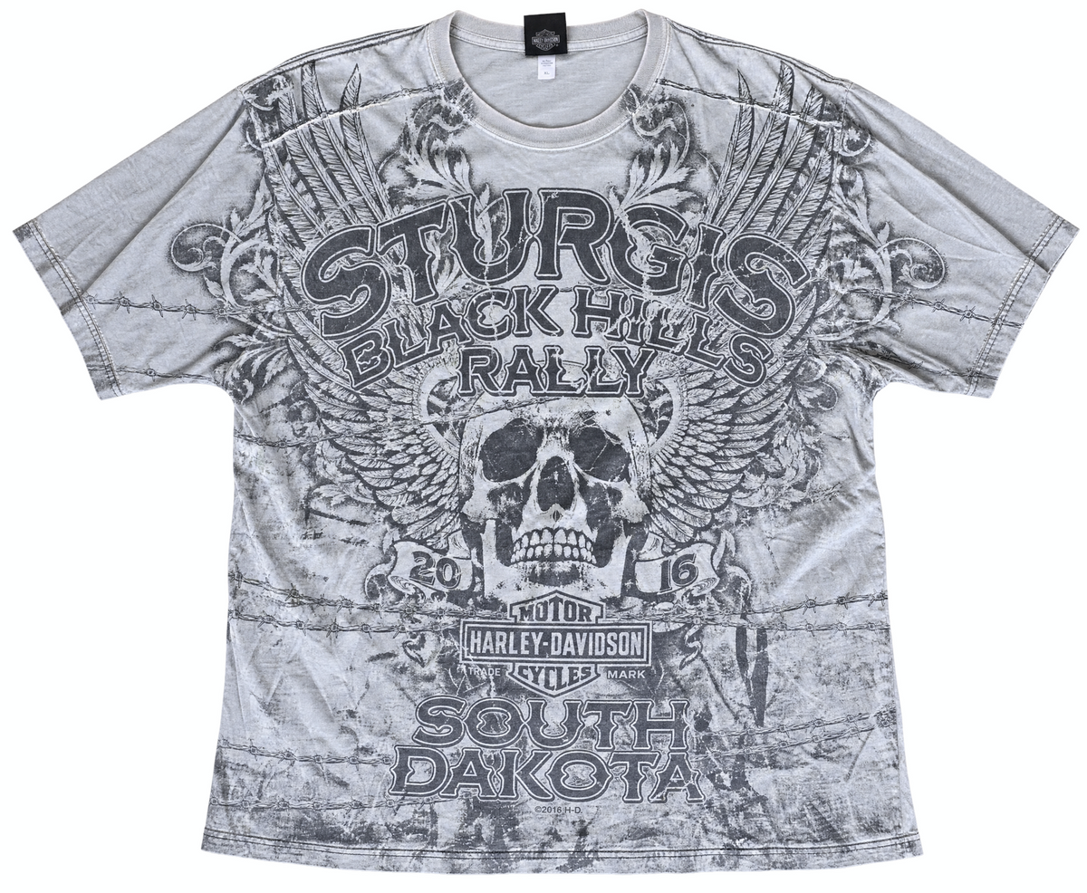 Sturgis Black Hills Rally Skull Graphic Tee