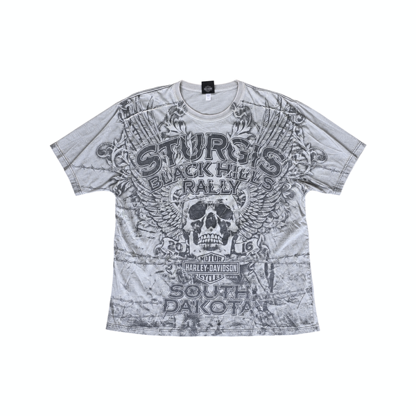 Affliction Sturgis Black Hills Rally Skull Graphic Tee