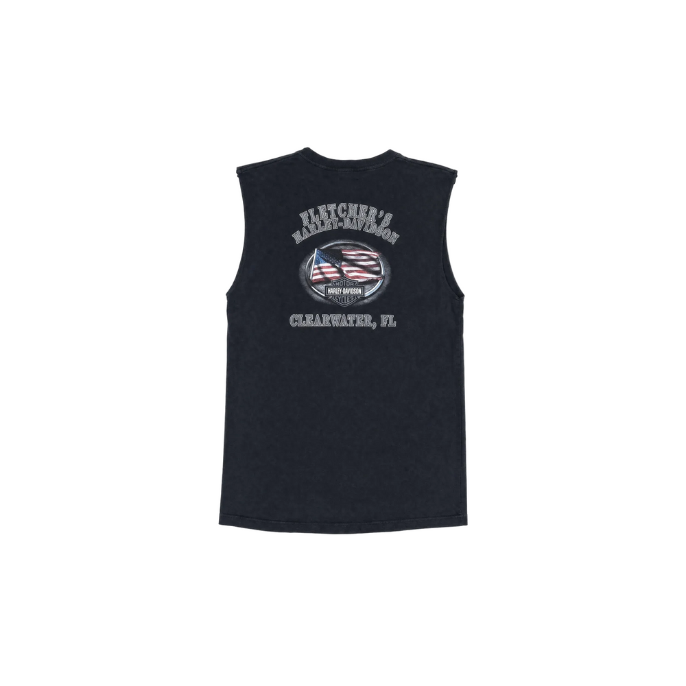 Vintage Harley Davidson 'Clearwater, FL' Muscle Shirt
