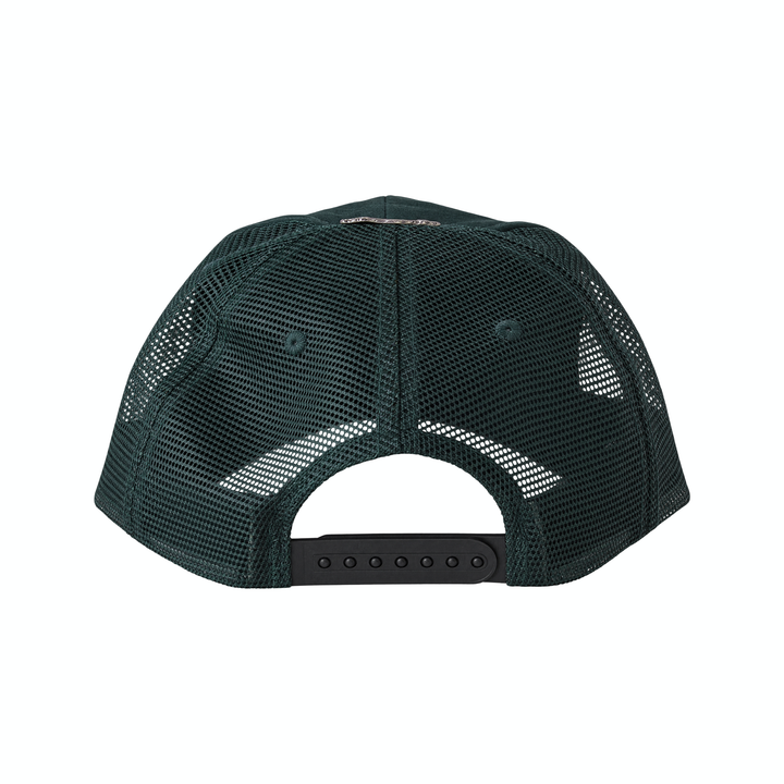 Vintage Cliff Raven Green Japanese Tattoo Snapback Trucker Cap