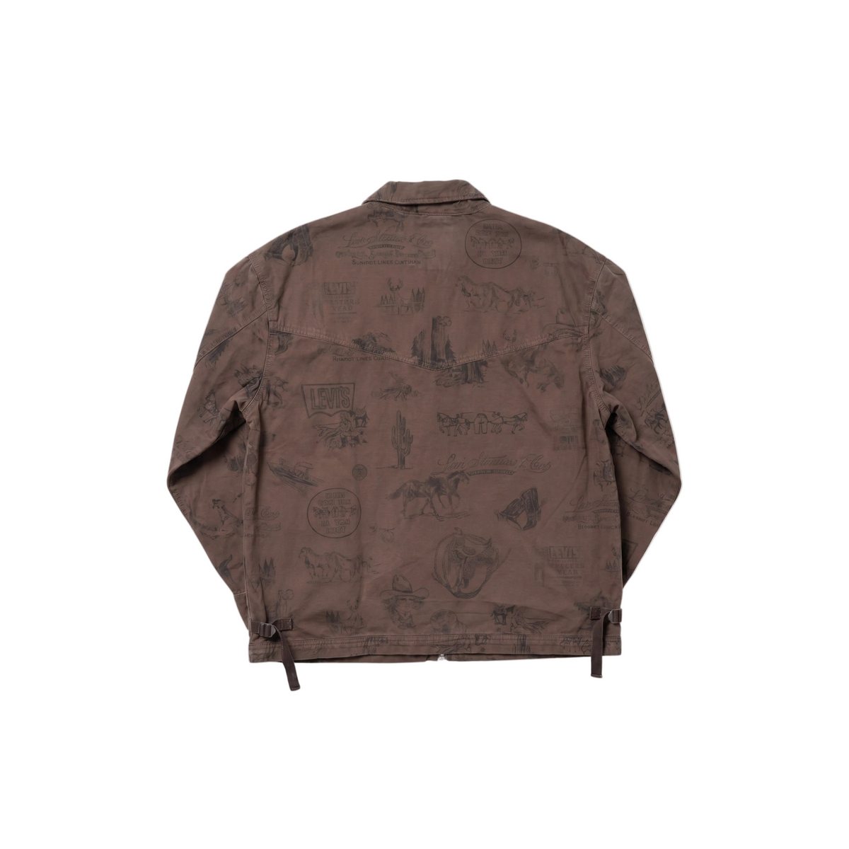 Levi's Western Print Brown Jacket
