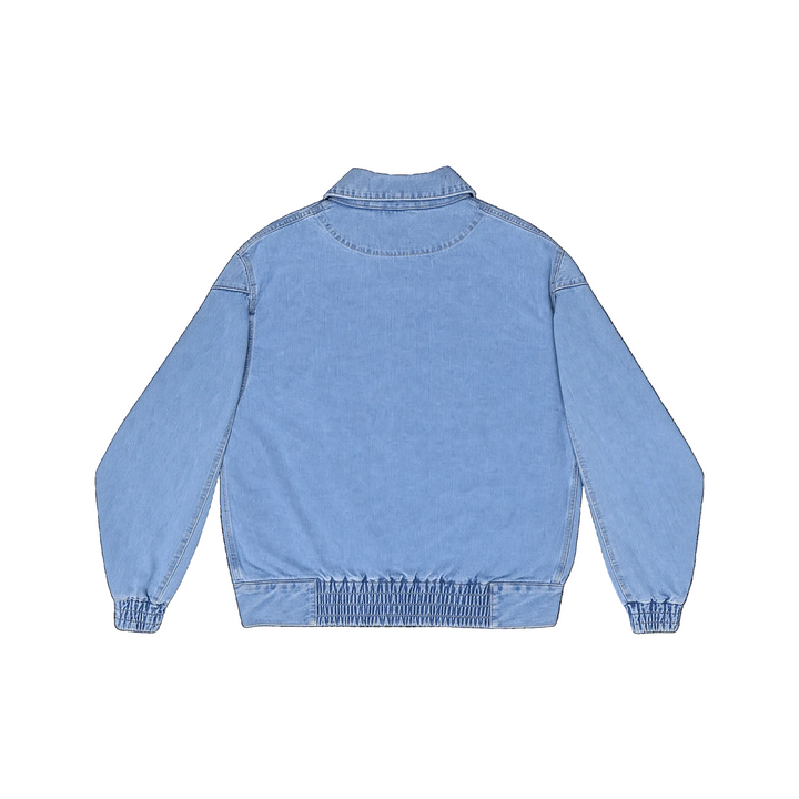 Multi-Wear Classic Denim Bomber