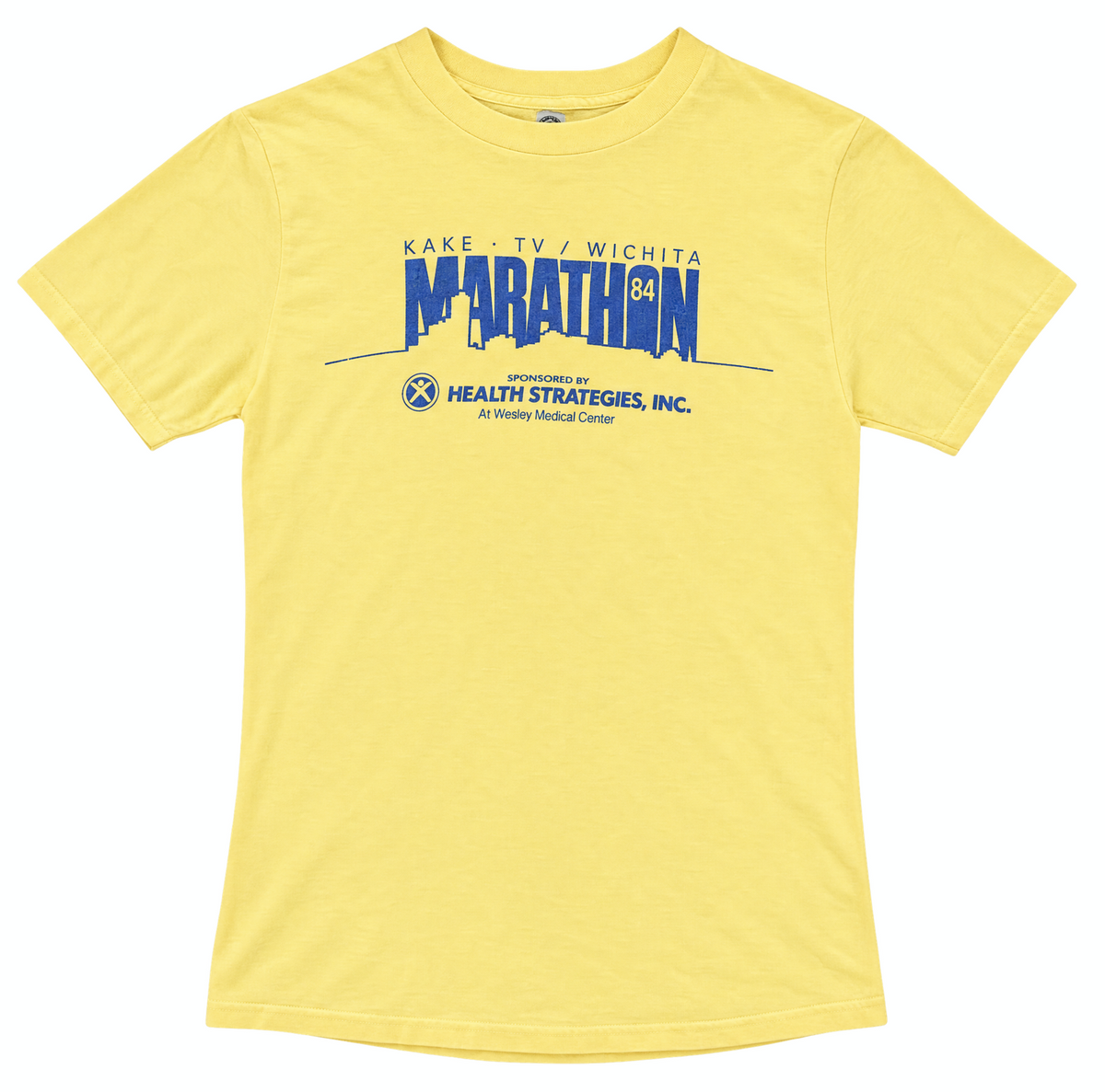 Vintage 1984 KAKE-TV Wichita Marathon T-Shirt