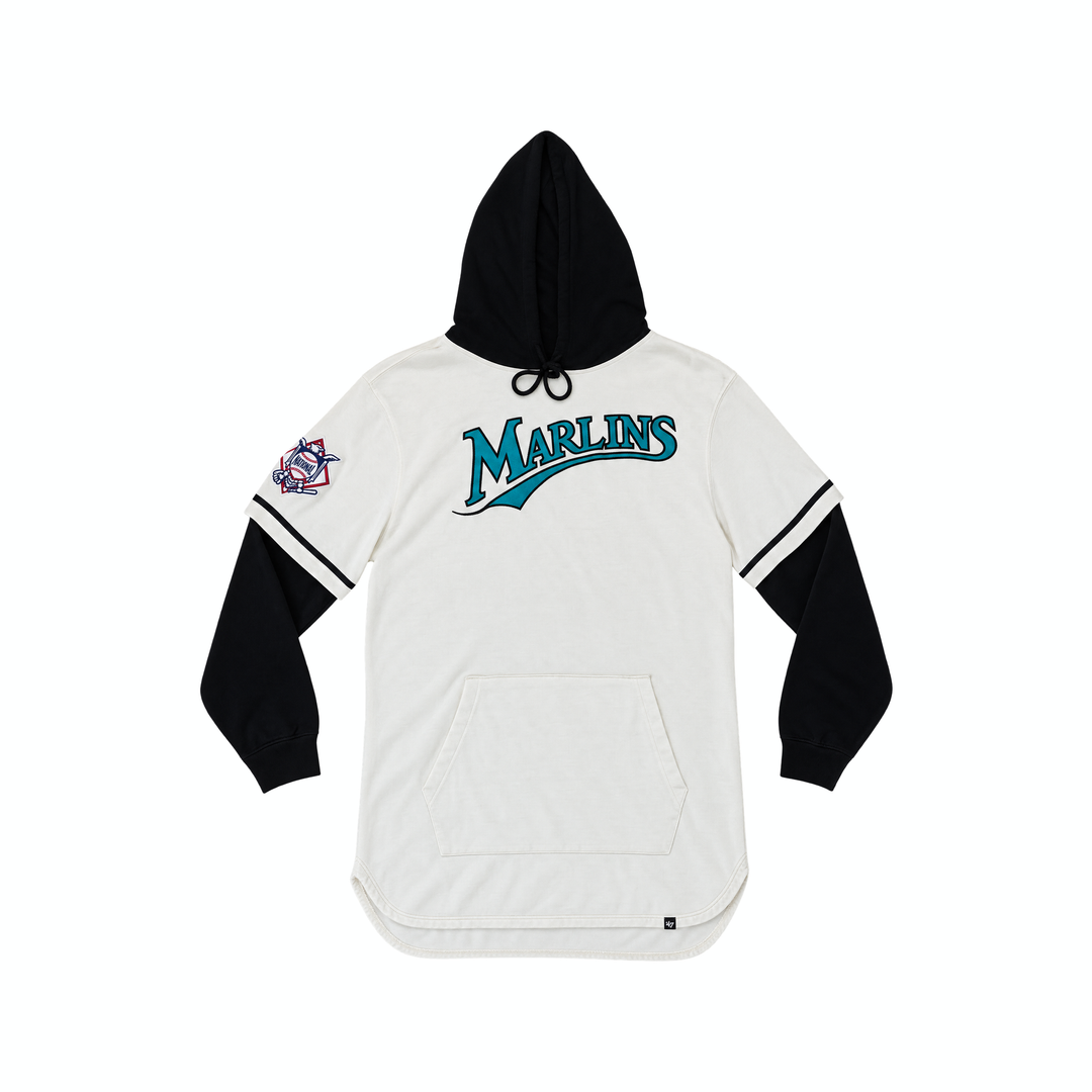 Miami Marlins Cooperstown Trifecta Shortstop Pullover Hoodie