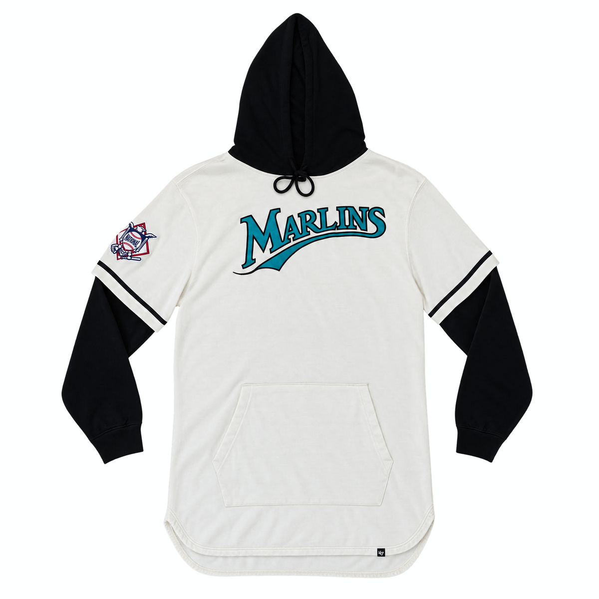 Miami Marlins Cooperstown Trifecta Shortstop Pullover Hoodie