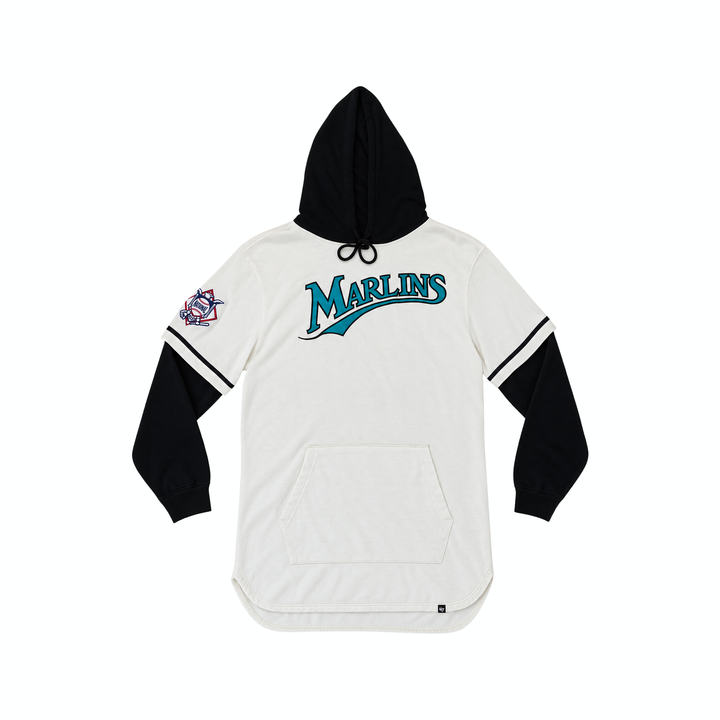Miami Marlins Cooperstown Trifecta Shortstop Pullover Hoodie
