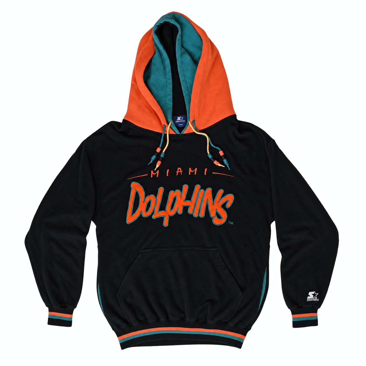 Vintage 90s Miami Dolphins Starter Double Hoodie
