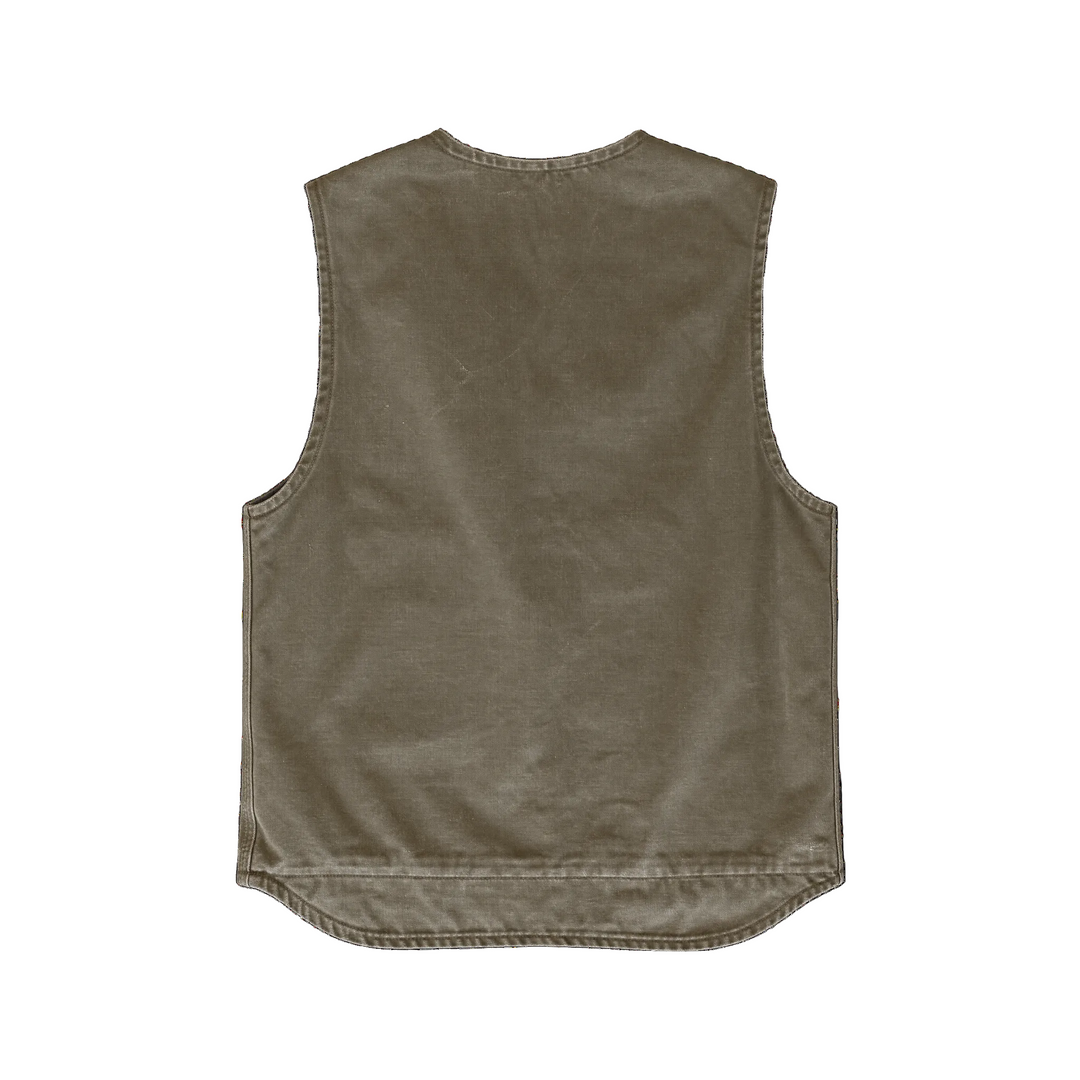 Carhartt Camel Denim Zip Up Vest