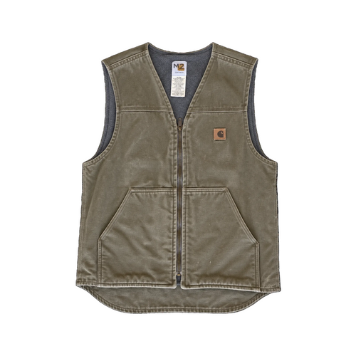 Carhartt Camel Denim Zip Up Vest