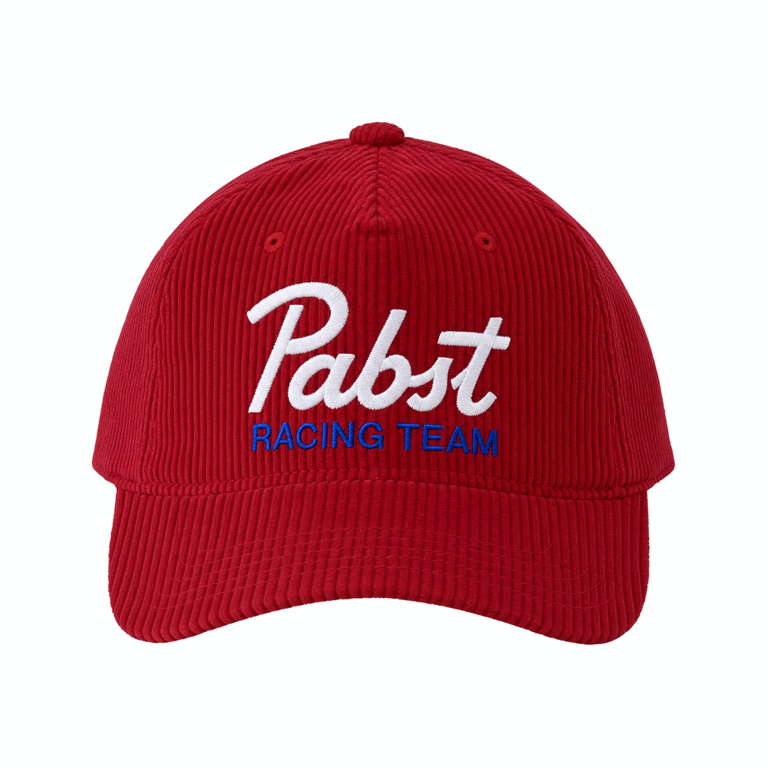 Pabst Racing Red Corduroy Snapback Hat– Denim & Archives