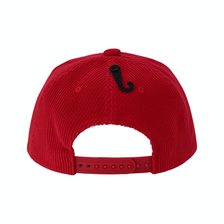 Pabst Racing Red Corduroy Snapback Hat