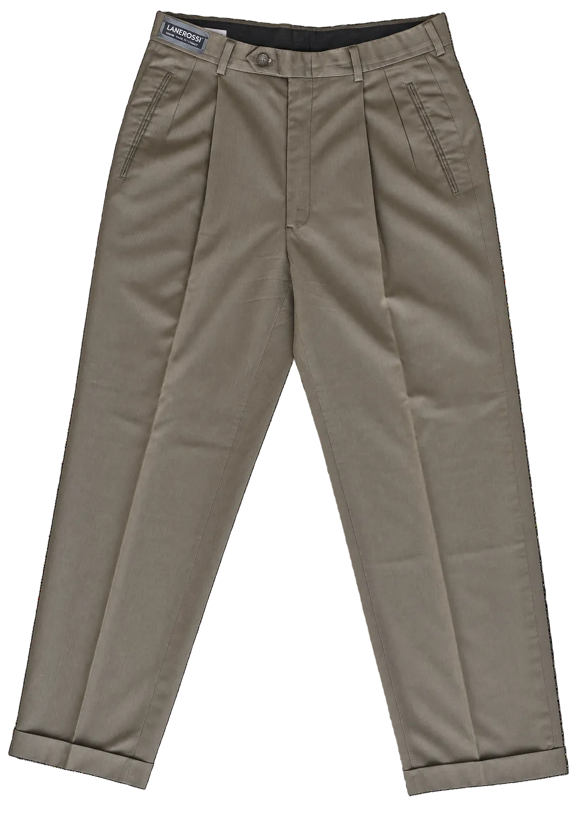 Claiborne Brown Buttoned/Cuffed Trousers