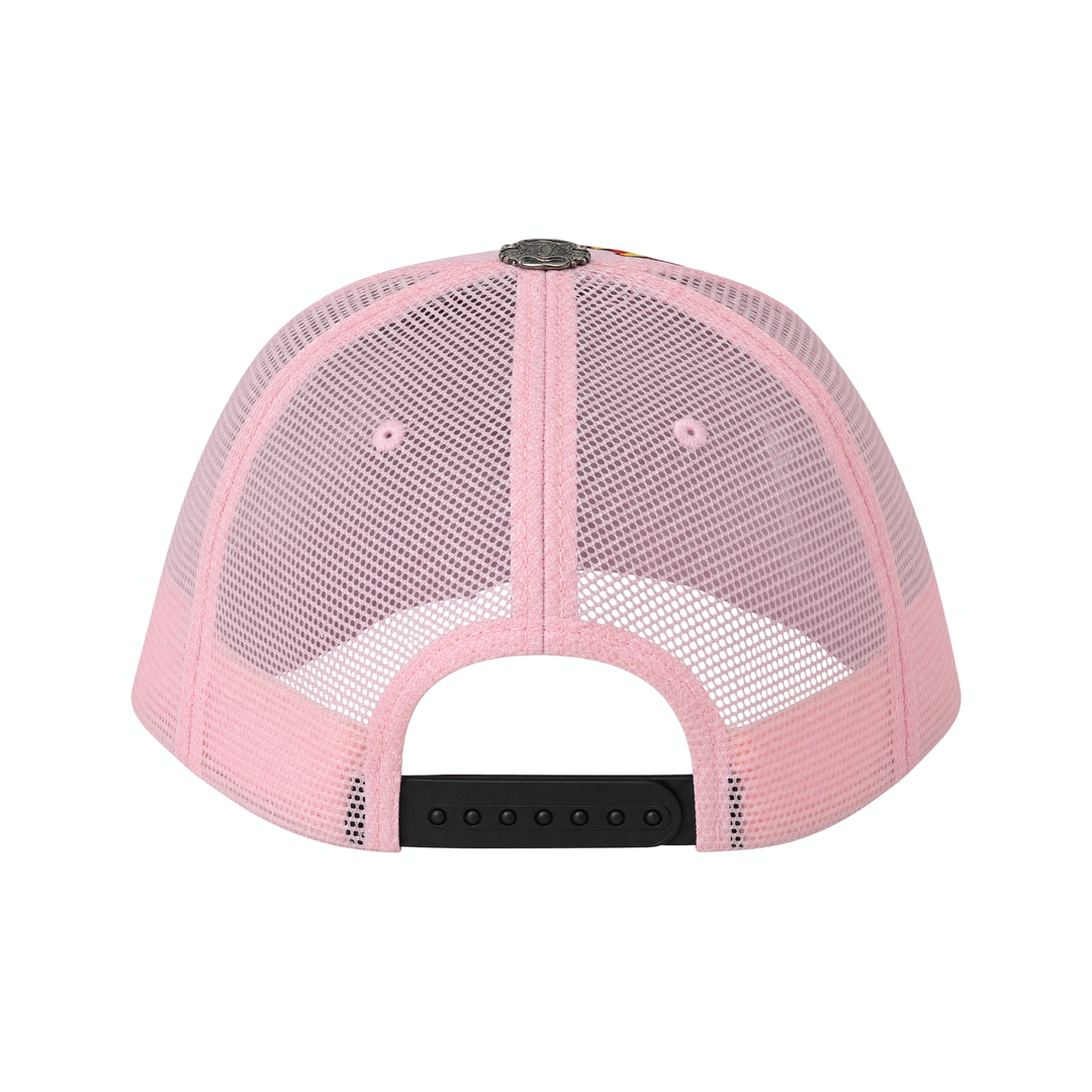 Vintage Cliff Raven Pink Japanese Tattoo Snapback Trucker Cap