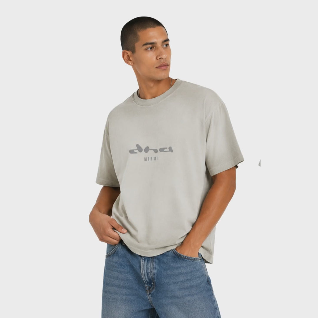 DNA in motion — The Source Tee - ASTRO GRAY turnaround