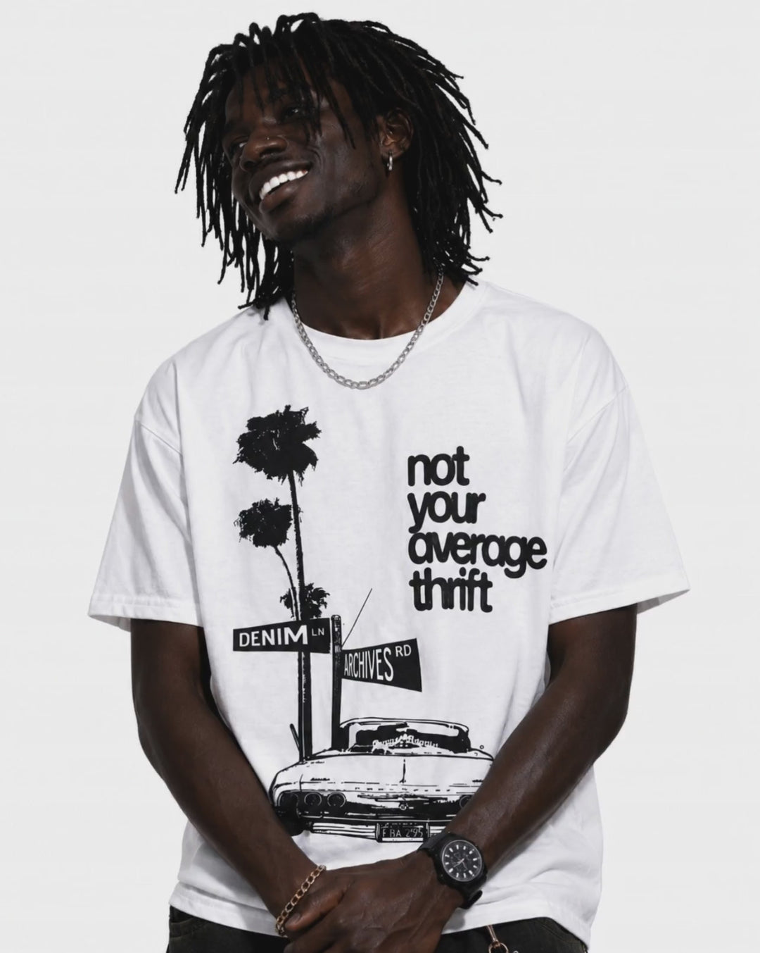 DNA in motion — Denim &amp; Vice Graphic T-Shirt turnaround