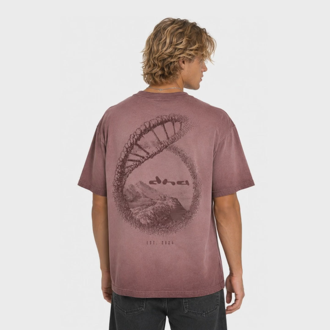 The Source Tee - RUST ROSE
