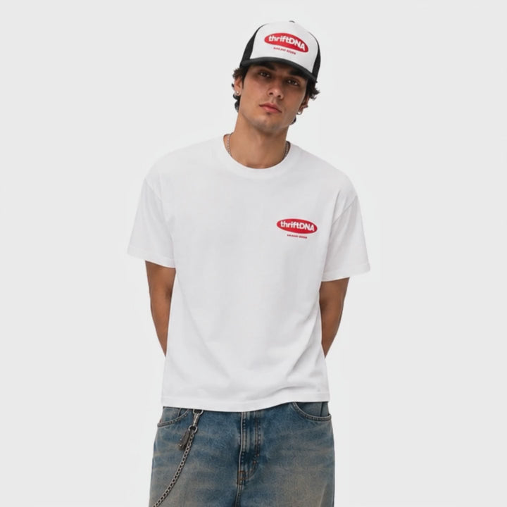 DNA in motion — Thrift DNA Tee turnaround