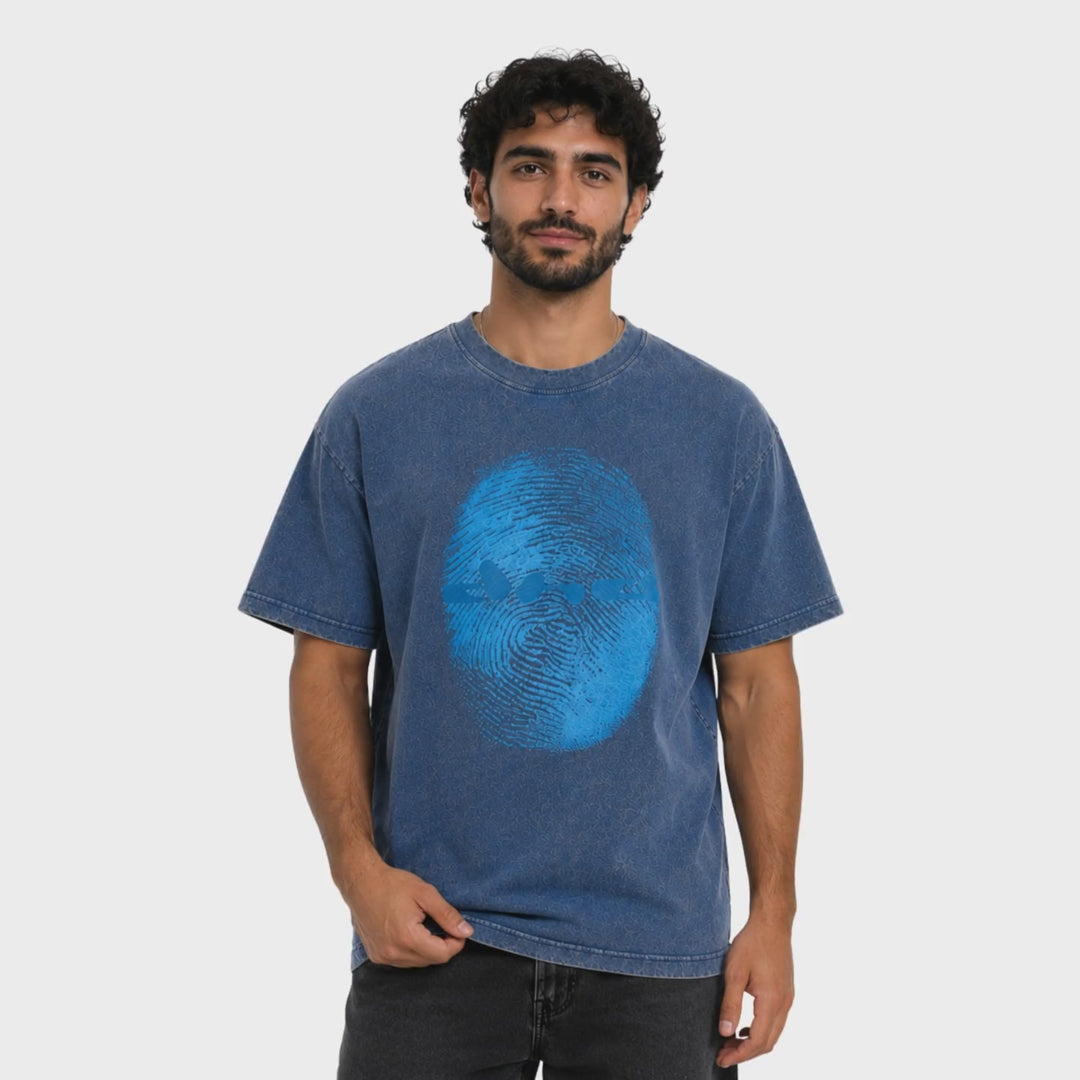 DNA in motion — The Imprint Tee - Blue Ink turnaround