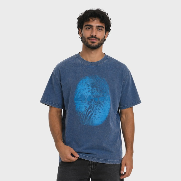 DNA in motion — The Imprint Tee - Blue Ink turnaround