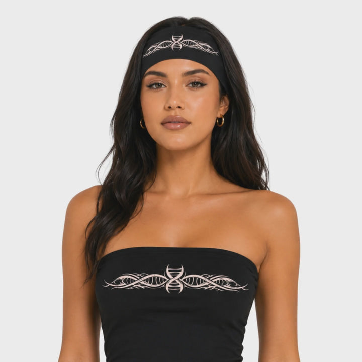 DNA in motion — The Femme Headband - CARBON turnaround